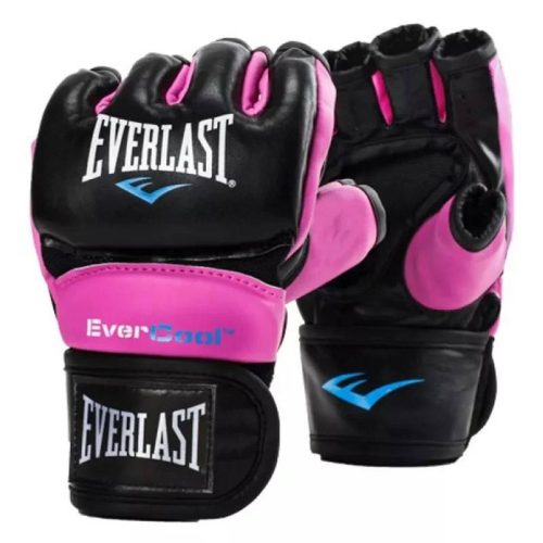 Black and Pink Training Gloves